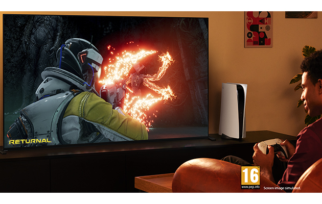 BRAVIA XR er perfekt for gaming med HDMI 2.1 Mand der spiller skydespil