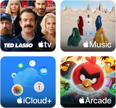 Apple One-felter – Apple TV, Apple Music, iCloud+ og Apple Arcade