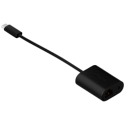 Sonos Combo adapter ethernet/3,5 mm til USB-C (sort)