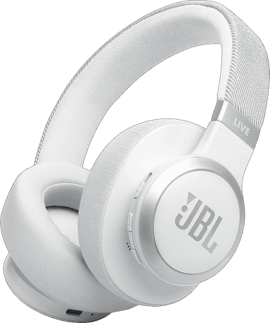 JBL Live 770NC wireless around-ear headphones (hvid)