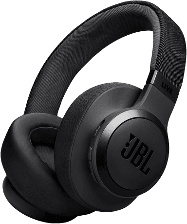 JBL Live 770NC trådløse around-ear høretelefoner (sort)