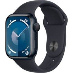 Apple Watch S9 41mm GPS (Midnight Alu/Midnight Sportsbånd) M/L