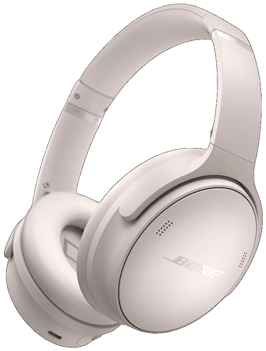 Bose QuietComfort trådløse around-ear høretelefoner (hvid røg)