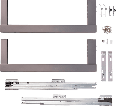 Epoq NPS Crystal Plus skuffesider og sliders 55 70kg høj