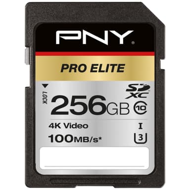 PNY Pro Elite SDXC hukommelseskort 256 GB
