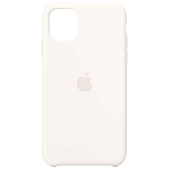iPhone 11 silikonecover (hvid)
