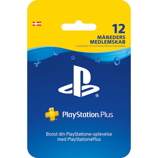 PlayStation Plus abonnement - 12 måneder