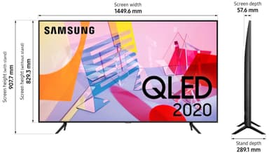 Samsung 65" Q67T 4K UHD QLED Smart-TV QE65Q67TAU