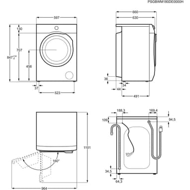 AEG vaskemaskine L6FQW842G