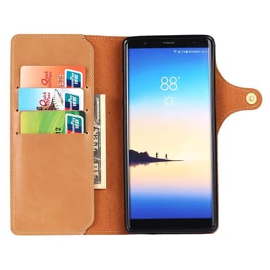 Retro Wallet Samsung Galaxy Note 8 (SM-N950F)  - Lysebrun