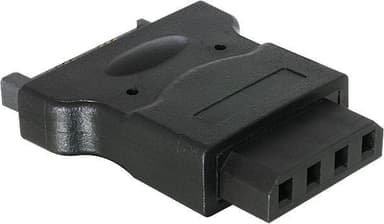 DELTACO Strømadapter 15-pin SATA han til 4-pin Molex hun