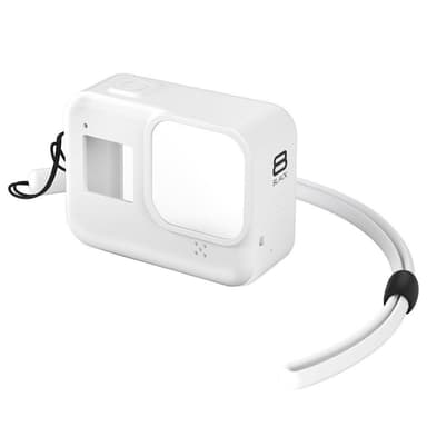 GoPro Hero 8 Sort silikone skal - hvid