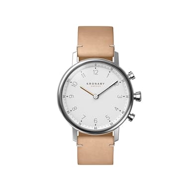 Kronaby Hybrid Smartwatch Nord 38mm stål hvid skive