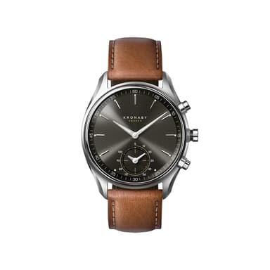 Kronaby Hybrid Smartwatch Sekel 43mm stål sort skive