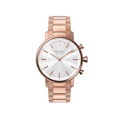 Kronaby Hybrid Smartwatch Carat 38mm Double hvid skive