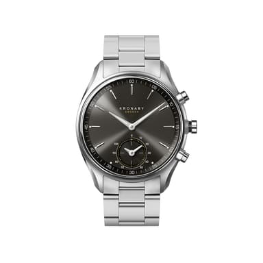 Kronaby Hybrid Smartwatch Sekel 43mm stål sort skive