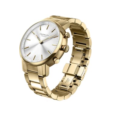 Kronaby Hybrid Smartwatch Carat 38mm Double hvid skive