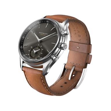 Kronaby Hybrid Smartwatch Sekel 43mm stål sort skive