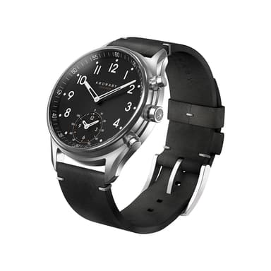 Kronaby Hybrid Smartwatch Apex 43mm stål sort skive