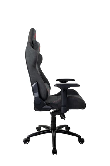 Arozzi Verona Signature Soft Fabric gaming stol (grå med rødt logo)