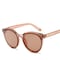 Solbriller runde i retrostil, brun