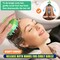 Børste til massage og afskalning af hovedbunden Grøn