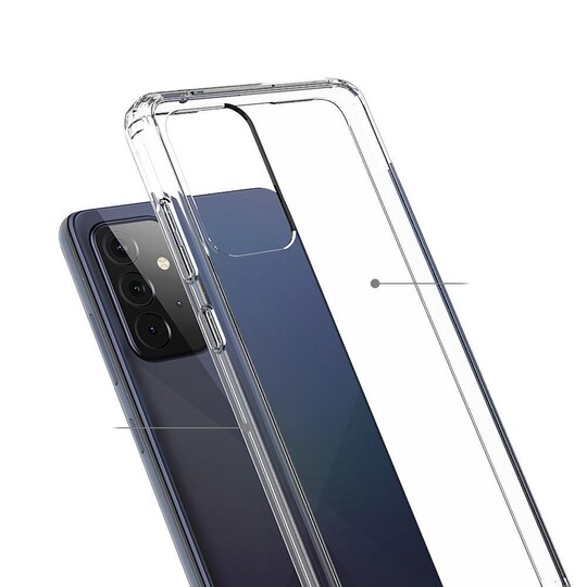 Samsung Galaxy A72 skal være gennemsigtig TPU / akryl