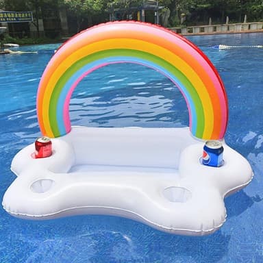 Oppustelig kopholder Rainbow
