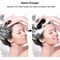 Børste til massage og afskalning af hovedbunden Sort