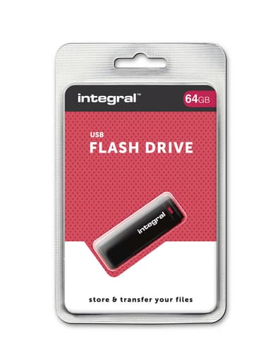 skridtlængde Frivillig glemsom Integral 64GB USB 2.0 Black. | Elgiganten