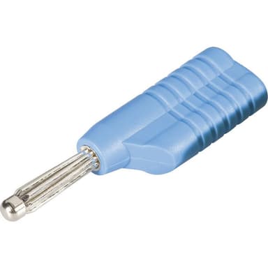Schnepp S 4041 S Bananstik Stik, lige Stift-diameter: 4 mm Blå 1 stk
