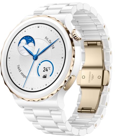 Huawei Watch GT3 Pro smartwatch 43mm (keramik/hvid)
