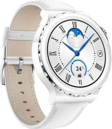 Huawei Watch GT3 Pro smartwatch 43mm (læder/hvid)
