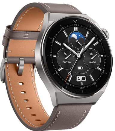 Huawei Watch GT3 Pro smartwatch 46mm (læder/grå)
