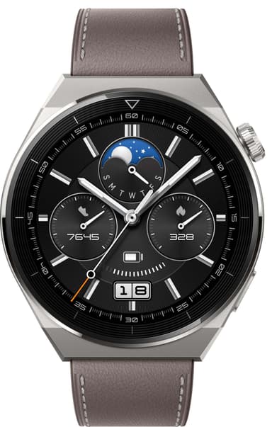 Huawei Watch GT3 Pro smartwatch 46mm (læder/grå)