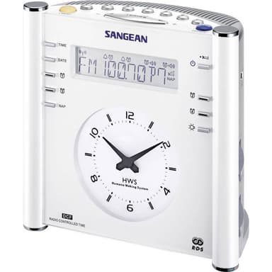 Radiovækkeur Sangean Atomic 30 FM, AM (1018) Hvid