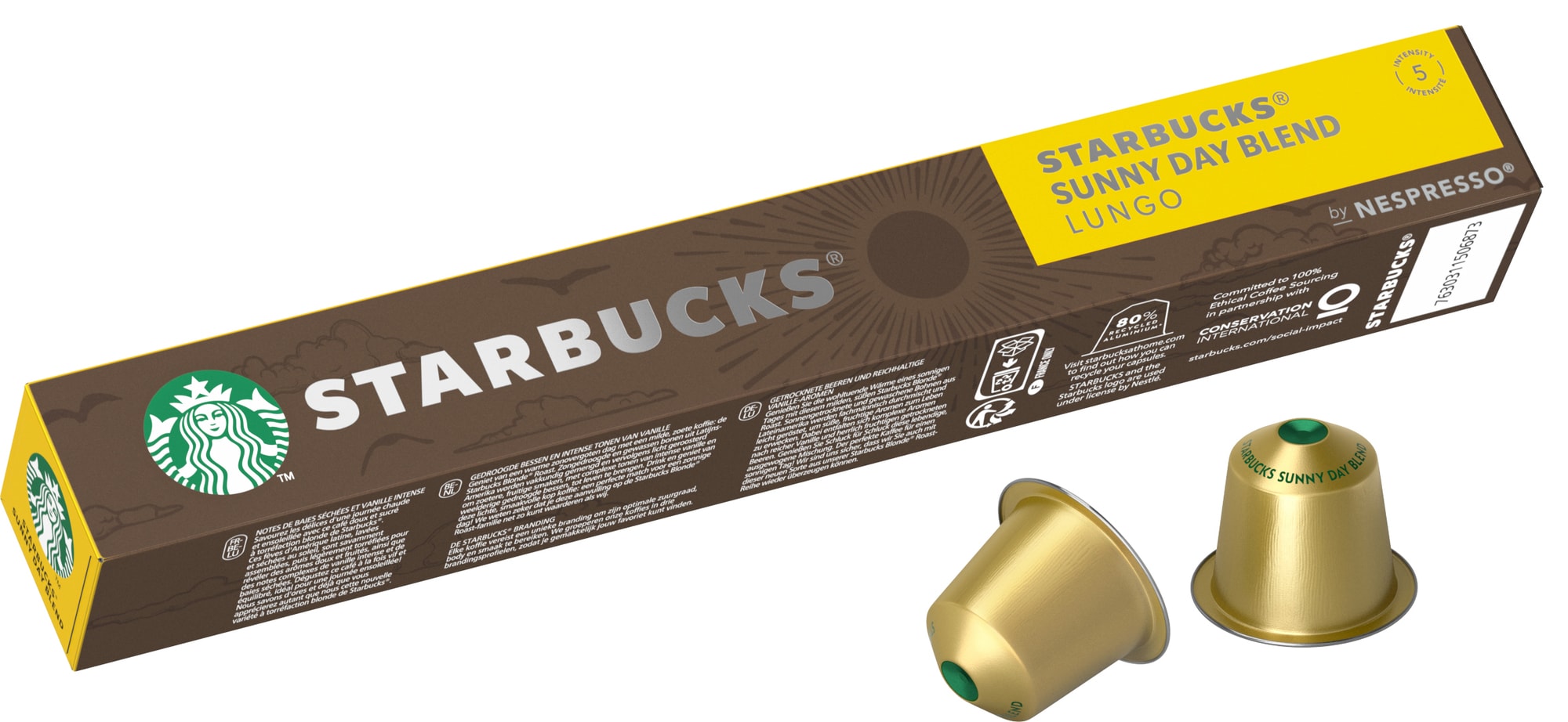 Starbucks by Nespresso Sunny Day Blend kaffekapsler 12498889 thumbnail