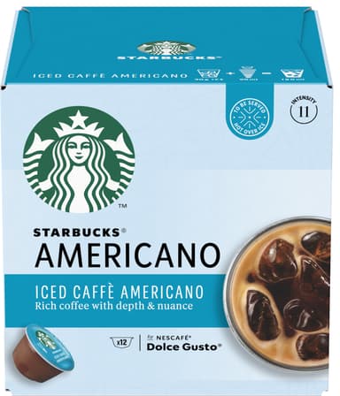 Starbucks Iced Americano kaffekapsler fra Nescafé Dolce Gusto 12503192