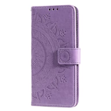 SKALO Samsung A33 5G Mandala Flip Cover - Lilla