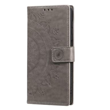 SKALO Samsung A04s 4G Mandala Flip Cover - Grå