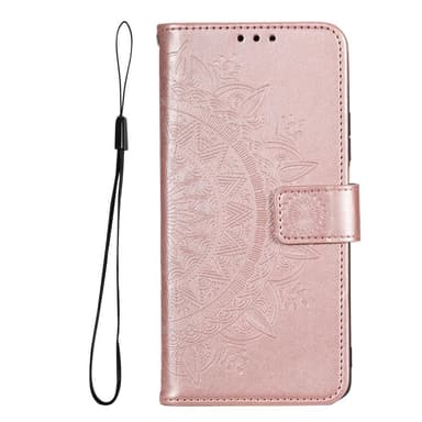 SKALO Samsung A53 5G Mandala Flip Cover - Rosa guld