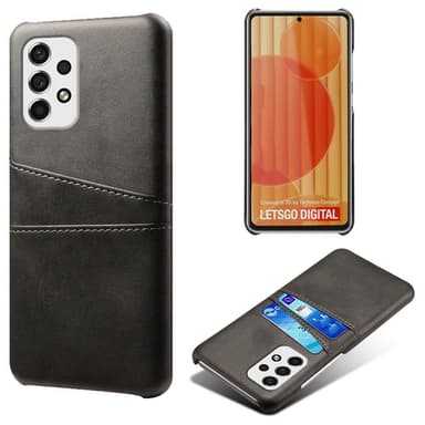 SKALO Samsung A53 5G PU-læder Kortholder Cover - Sort