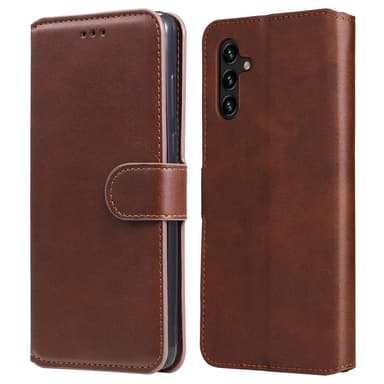 SKALO Samsung A13 5G Classic Pungetui - Brun