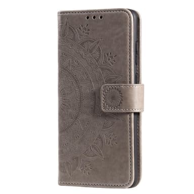 SKALO Samsung A33 5G Mandala Flip Cover - Grå