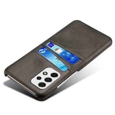 SKALO Samsung A53 5G PU-læder Kortholder Cover - Sort