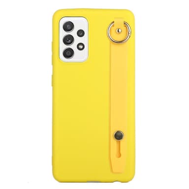 SKALO Samsung A53 5G Håndrem TPU-cover - Gul
