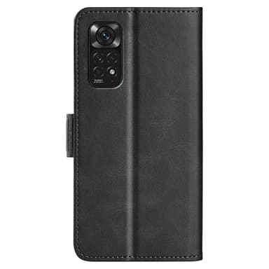 SKALO Xiaomi Redmi Note 11 Premium Wallet Flip Cover - Sort