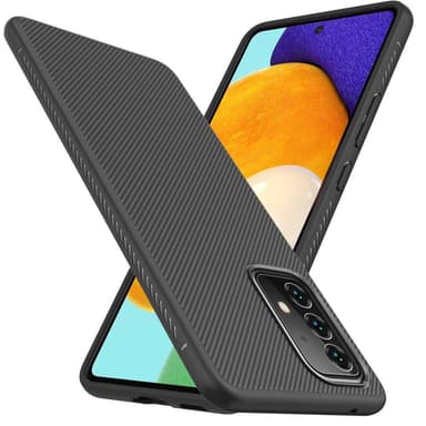 SKALO Samsung A53 5G Twill TPU-cover - Sort