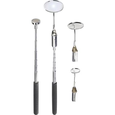 TOOLCRAFT 816419 Inspektionsspejlsæt 5 dele med LED-belysning