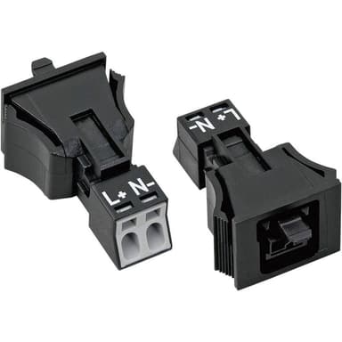 WAGO 890-702 Strømstik WINSTA MINI Tilslutning, lige